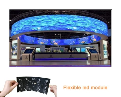 What are the characteristics of led flexible screens