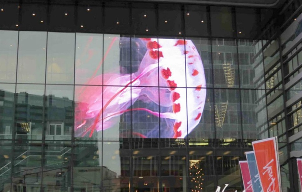 What are the advantages of using full-color LED displays for advertising?