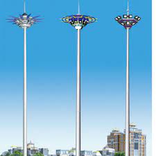 What problems should be avoided when installing high pole lights?