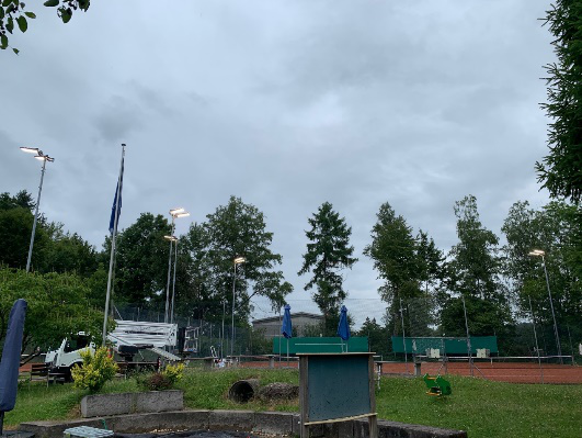 Tennis Court Lighting System in Switzerland