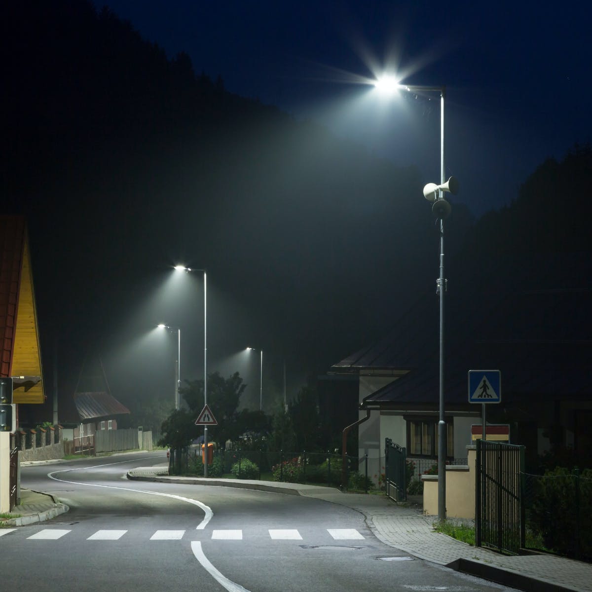 Three types of led street lights